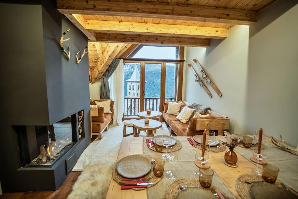 Wow Views Next To The Ski Lift! Baqueira Beret Exteriér fotografie